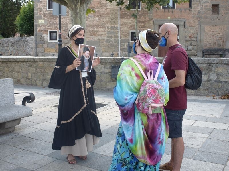 Lavinia Fontana en la actividad Tarde de Leyendas del Tren de Felipe II