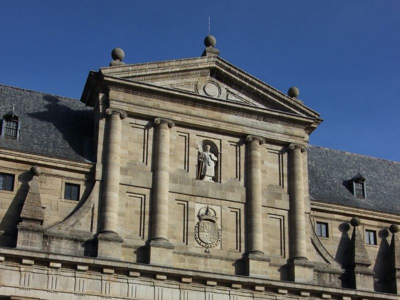 Fachada principal del Monasterio de San Lorenzo de El Escorial